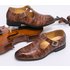 Business Casual Sandals Men’s Summer Plus Size Black Buckle Breathable Leather Shoes