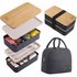 Wheat Straw Portable Lunch Box Office Worker Student Large Capacity Sealed Double Layer Bento Box Lunch Box Lunch Box