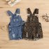 Girls‘ Denim Overalls With Functional Pockets – Summer Adjustable Strap Jumpsuit, Fashionable Kids‘ Romper