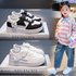 Kids‘ Shoes Spring And Autumn New Casual All Match Children’s Sneakers Velcro Soft Soled White Shoes Boys‘ Sports Shoes