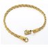 Titanium Steel Cuban Chain Bracelet For Men & Women Hypoallergenic Twisted Hip Hop Jewelry
