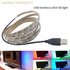 Single-Color LED Strip Lights – 5V USB Plug & Play, Flexible & Cuttable, Self-Adhesive Backlighting – 3000K Warm White / 5000K Cool White