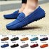 38-50 Casual Fashion Genuine Leather Loafers Moccasins Slip On Men Flats Male Driving Shoes