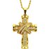 Fashion Men Stainless Steel Cuban Chain Cross Necklace Zircon Pendant Hip Hop Necklaces for Men Cross Jewelry Anniversary Gift