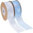 Christmas Snowflake Wired Ribbon, Edge Ribbon for Tree Gift Wrapping Bow, DIY Craft, 2.5cm