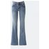 Women’s Clothing Autumn And Winter Retro Hot Girl Low Waist Flared Pants Simple And Versatile Slim Fit Stretch Jeans