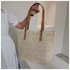 Large Capacity Straw Bag Women New Style Commuter Shoulder Bag Seaside Beach Woven Tote Bag