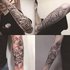 Juice Tattoo Sticker Herbal Semi-Waterproof Non-Reflective Men’s Forearm Flower Arm Personalized Long-Lasting High-End