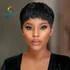 Short Pixie Cut Wigs Short Straight Human Hair Wigs For Women 150% Density Natural Looking Human Hair Wigs 6 Inch