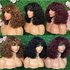 Cross-border wig African women’s fashion explosion head short curly hair small curly hair wrapped tube head cover factory wholesale