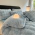 Home & Garden Soft Touch Plush Bed Milky Velvet Four Piece Bedding Thick Bed Sheet Quilt Three Piece Set