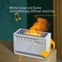 White Noise Flame Aroma Diffuser With Bluetooth & RGB Lighting – Ultrasonic Humidifier For Home, Office, And Relaxation