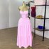 Women’s Clothing Summer New Style Temperament V Neck Suspender Top High Waist Skirt Casual Suit