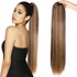 P4/27 Color Straight Ponytail Drawstring Ponytail 100g 16-26Inch Brazilian Remy Human Hair Thick Cips In Extensions For Women