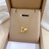 Trendy Gold Color Stainless Steel Letter D Circle Pendant Necklaces For Women Fashion Romantic Clavicle Chain Female Jewelry Gifts