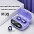 M32 Wireless Bluetooth Headset Binaural Digital Display Large Touch Noise Reduction Low Delay TWS Bluetooth Headset