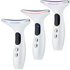 2024  Neck Face Beauty Device 3 Colors Led Photon Therapy Rotate Reducer Double Chin Anti Wrinkle Removing Skin Care