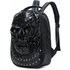 3D stereoscopic backpack, personalized skull head backpack, men’s and women’s PU handheld street backpack