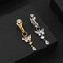 Cute Butterfly Stainless Steel Navel Piercing Shiny Dance Belly Rings Body Piercing Jewelry Belly Button Ring for Women Girl