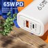 1PC 65W USB C charger fast charging wall charger EU/US plug mobile phone charger adapter