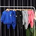 Kids‘ Trendy Two-Piece Sweatsuit – Korean-Style Western Outfit For Boys & Girls, Fashionable Spring/Fall Matching Set