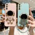 A34 24 54 14 Lanyard Plating Case For Samsung Galaxy A54 A04 A14 A13 A12 A53 A73 A33 A22 A52 A72 Astronaut Holder Stand Cover