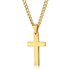 Fashion Cross Pendant Necklace Women Men Alloy Christian Charm Necklace Boys Girls Punk Hip Hop Friendship Jewelry Gifts