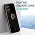 Plating Square Ring Holder Phone Case On For Oppo Realme Gt Neo 2 Neo2 5g 3T Master Edition Luxury Silicone Stand Back Cover