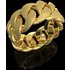 Women’s Fashion Jewelry Business Punk Rock Vintage Bohemian Gem Crystal Zircon Gold Twisted Ring