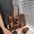 2025 Large Capacity Single Shoulder Tote New Commuter Light Luxury Crossbody Niche Women’s Bag