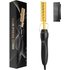 2 In1 Hot Comb Hair Straightener Electric Heating Comb Fast Heating Portable Travel Anti-Scald Beard Straightener Press Comb