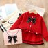 Girls‘ Sweater Set 2023 Autumn/Winter New Little Girl Fashionable Small Fragrance Fashion Knitted Children’s Two Piece