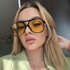 Fashionable large frame sunglasses for men and women, fashionable and versatile sunglasses, UV resistant sunglasses,