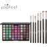 Makeup Sets POPFEEL 54 Color Earth Tone Eyeshadow Palette Matte Nude Makeup Pearlescent 7 Eyeshadow Brushes For Beginners