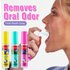 20ML Breath Freshener Spray Lemon Grape Mint Flavor Artifact Female Male Portable Breath Kissing Mouth Spray Cleaning Spray