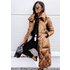 2025 Temperament Commuter Women’s Polo Collar Down Long Sleeve Top Zipper Cotton Coat