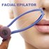 Hislaves Facial Epilator Manual Stable Convenient Multipurpose Safe Beauty Tool Cotton Thread Beauty Spring Epilator Tool for Women