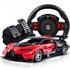 Hand-held gift box Steering wheel remote control car 1:16 charging four-way high-speed car gravity induction electric toy