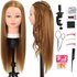 Opini 80% straight 66.04cm -71.12cm doll and hair beauty model head real human hair, suitable for hairdressers (# 27