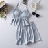 Ice Silk Shorts Pajama Set For Women – Soft Skin-Friendly Comfortable Summer Sleepwear