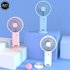 Handheld Fan USB Rechargeable Mini Fan Portable Air Cooler Desktop Fan Silent Phone Stand