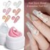 Arte Clavo Solid Extension Nail Gel Non Stick Hand Clear Pink Nude Builder Nail Art Gels Carving Flower Construction For Nails
