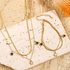 Women’s Necklaces New Five Pointed Star Shell 14k Gold Necklace Female Light Luxury High End Sense Ins Niche Design Simple Clavicle Chain