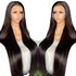 Front lace wig human hair lace front wigs chemical fiber high temperature silk 13*4 wig headgear