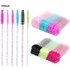 50 pieces of eyelash disposable eye black stick eyelash brush coil, used to extend eyelash eyebrows and makeup