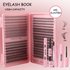 Best-Selling Lash Book 30D/40D Thick Single Cluster Lashes – 640 Clusters Sectional False Eyelashes – D-Curl Natural Fluffy DIY Lashes