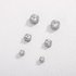 4-8MM Rock Sugar Diamond Magnetic Clip-On Earrings – Hip Hop No-Piercing Jewelry For Trendy Styles