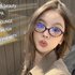 Jang Won-young Frame Korean Version Versatile Bare-faced Female Non-prescription Glasses Dumb Guy Same Style