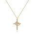 Hot Selling Crown Cross Pendant For Women, Rotatable And Versatile, Light Luxury Cross Necklace, Collarbone Chain