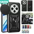 For Xiaomi Poco C75 4G Case Ring Stand Slide Camera Lens Armor Case For Poko Little C75 Pocco C75 PocoC75 4G Back Cover